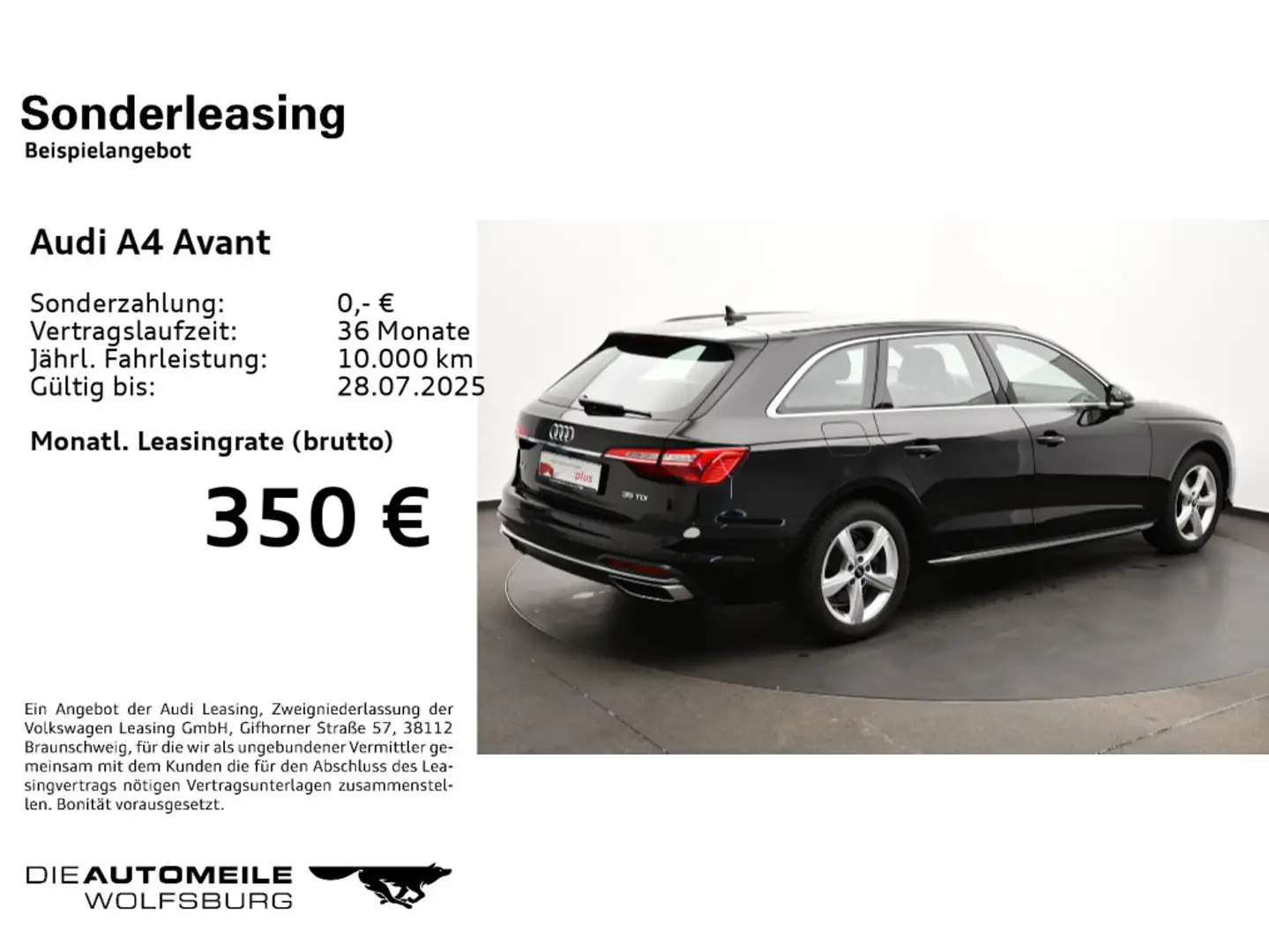 Audi A4 35 TDI S tronic advanced LED Schwarz - 2