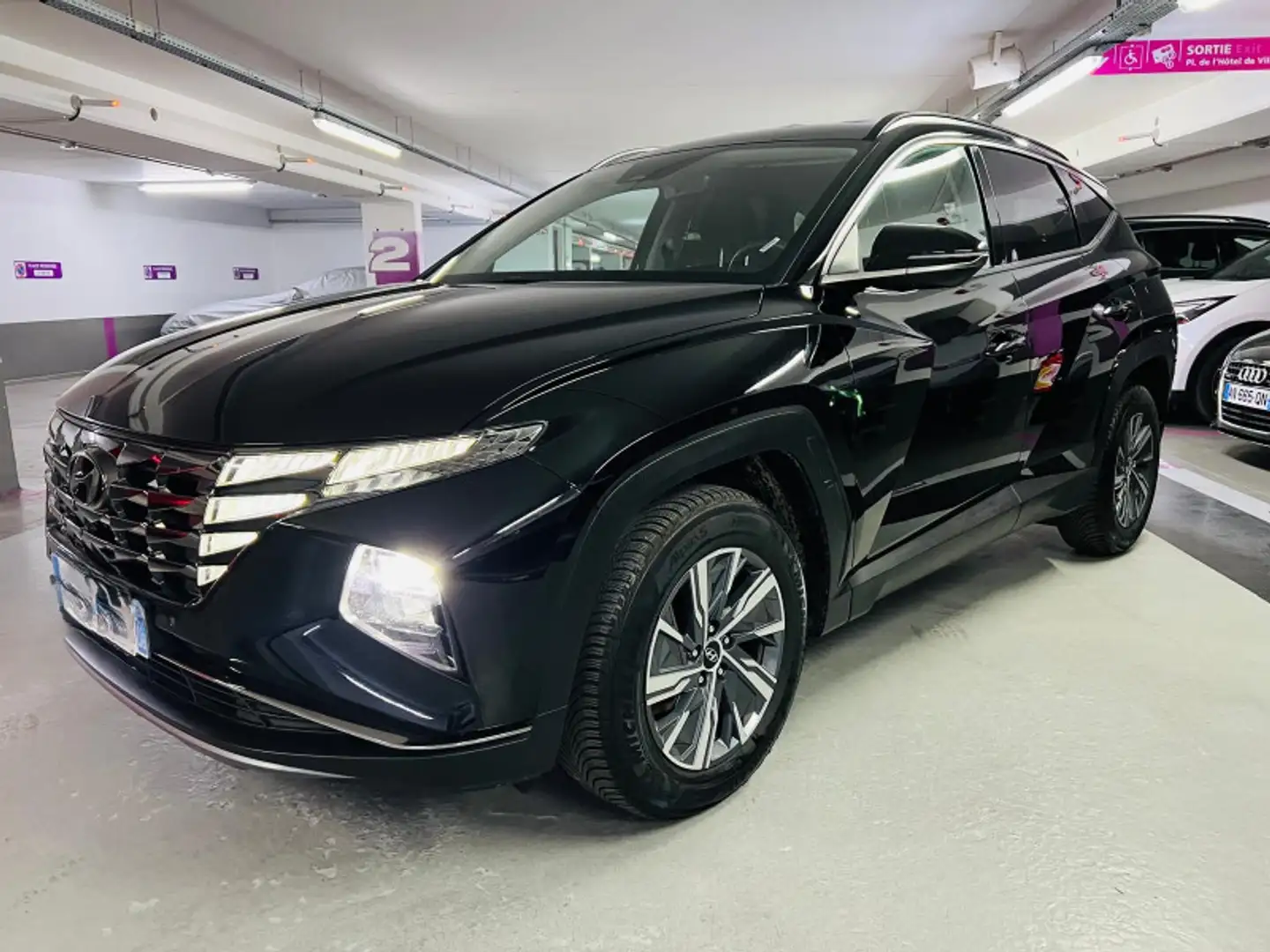 Hyundai TUCSON 1.6 T-GDI 230CH HYBRID CREATIVE BVA6***TVA Récupérable*** Schwarz - 1