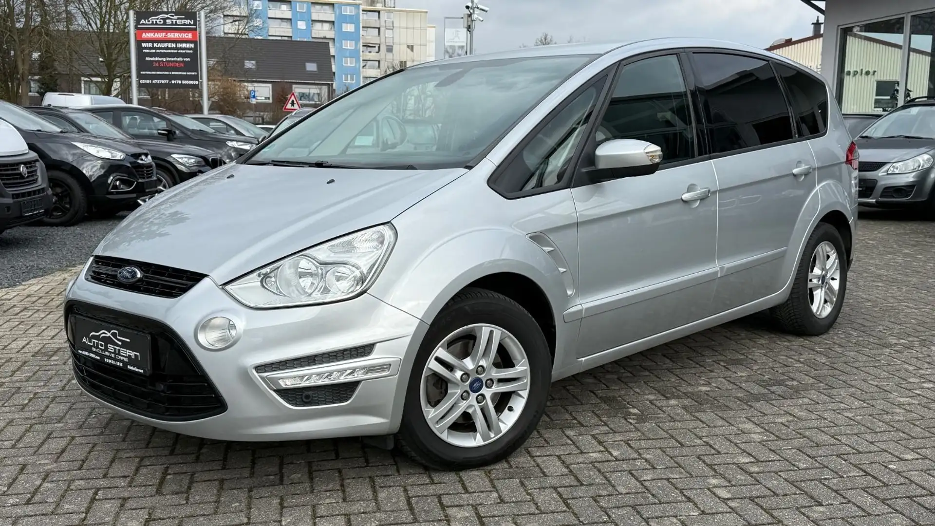 Ford S-Max S-MAX 1.6 EcoB Business Edition 7-SITZER "VOLL" Argent - 1