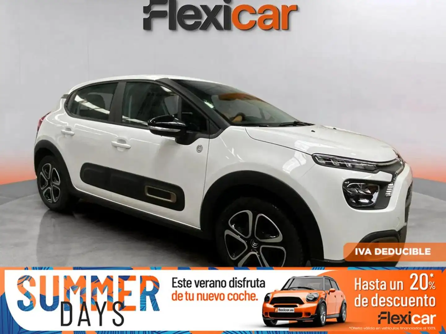 Citroen C3 PureTech 60KW (83CV) C-Series Blanc - 1
