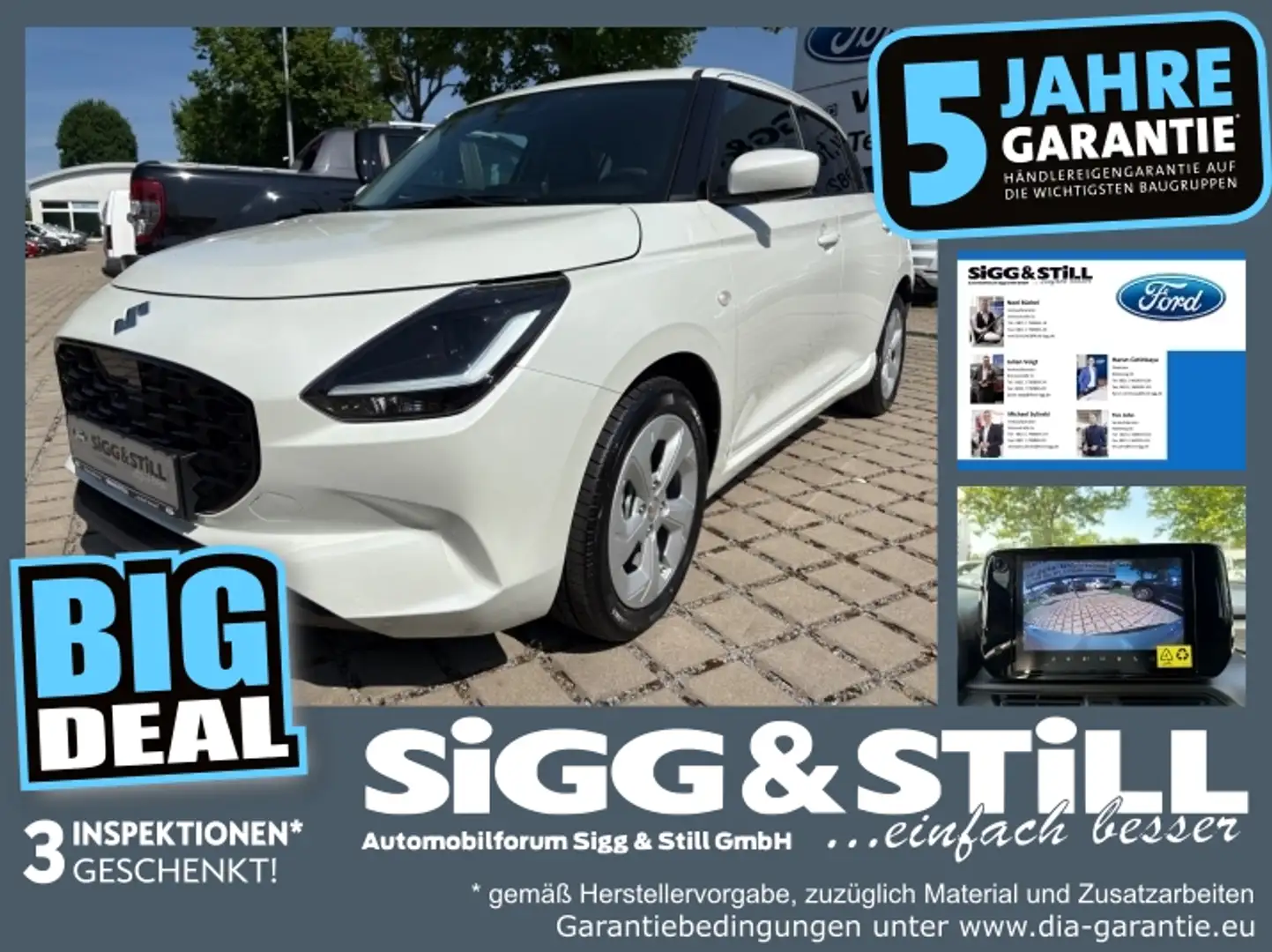 Suzuki Swift 1.2 Dualjet HYBRID Comfort AT LED*ACC*NAV*SHZ Biały - 1