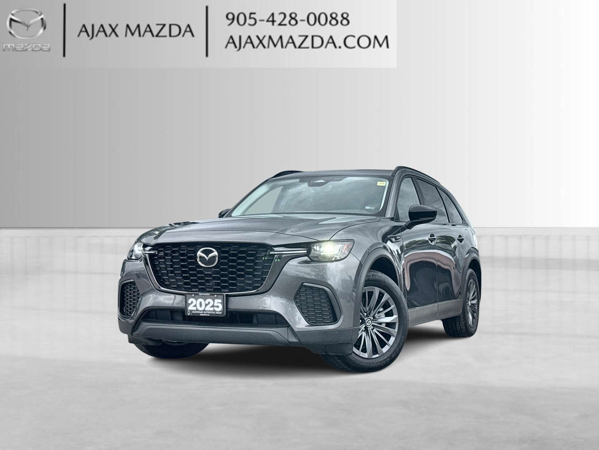 Gray 2025 Mazda CX-70 SUV / Crossover  8-Speed Automatic
