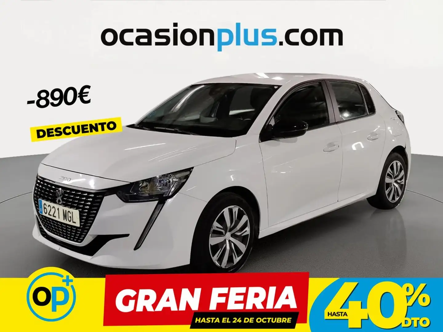 Peugeot 208 1.2 Puretech S&S Active Pack 100 Blanco - 1