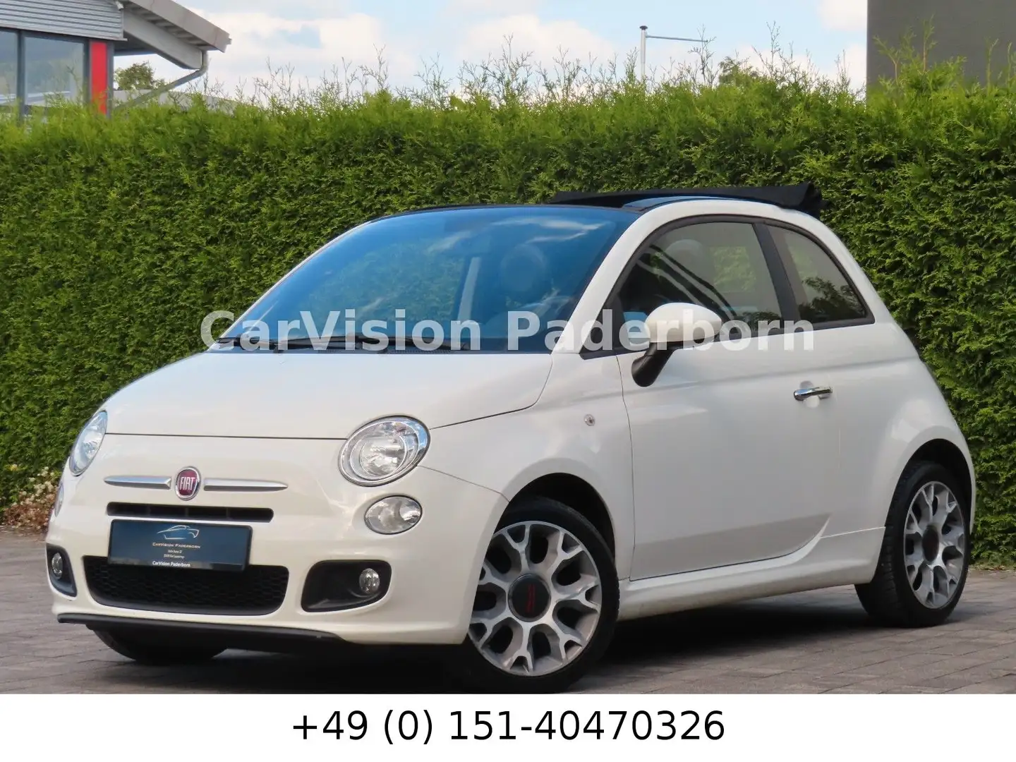Fiat 500 S *Cabrio / Cityflitzer* Weiß - 1
