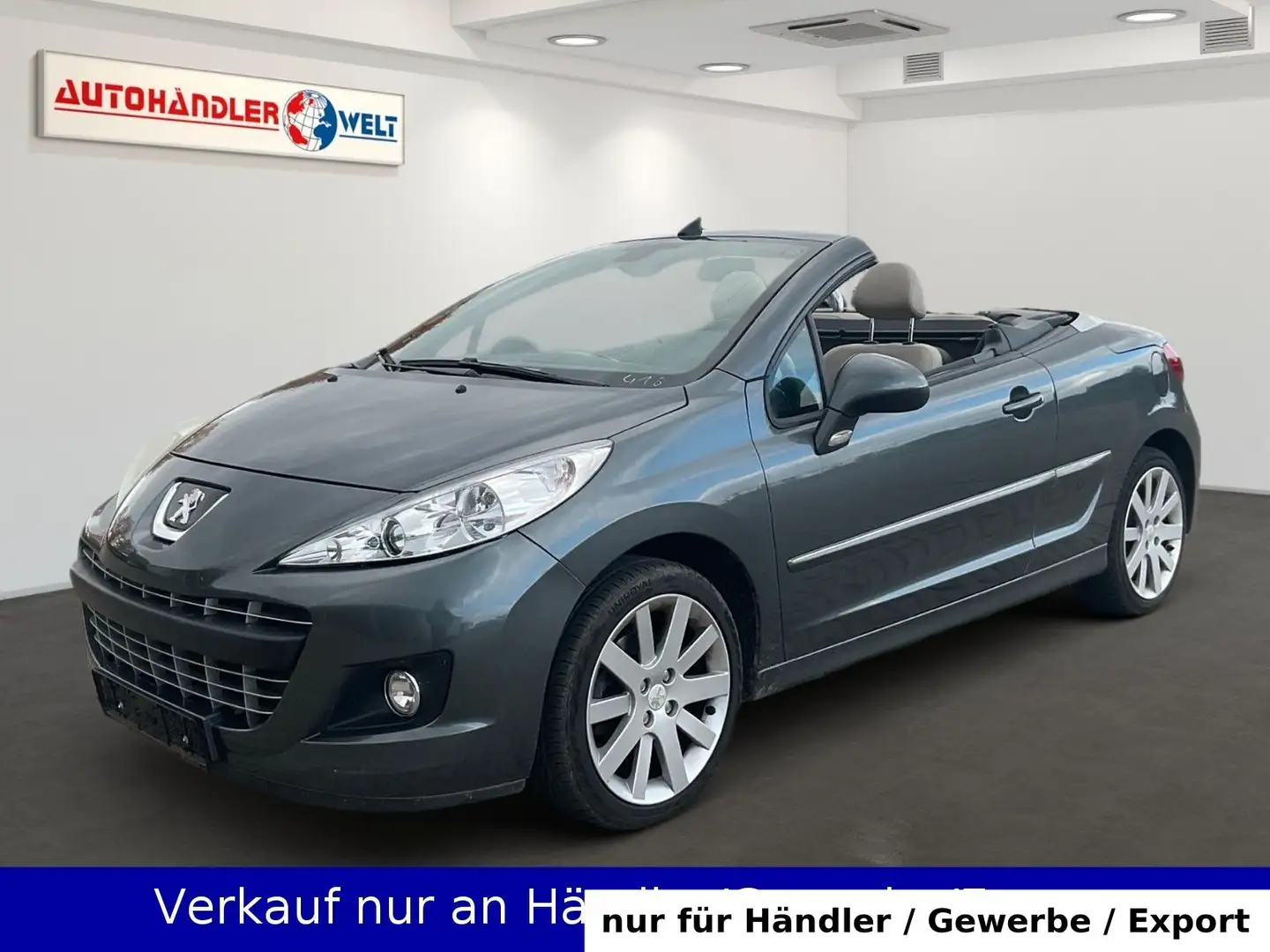 Peugeot 207 1.6 Allure Automatik Cabrio Leder Сірий - 1