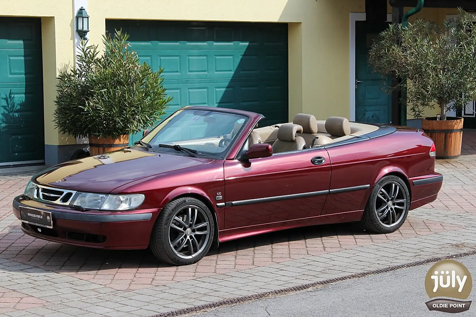 Saab 9-3 SE Cabrio 2,0 Turbo Ecopower - optimaler Einsti... Rot - 1