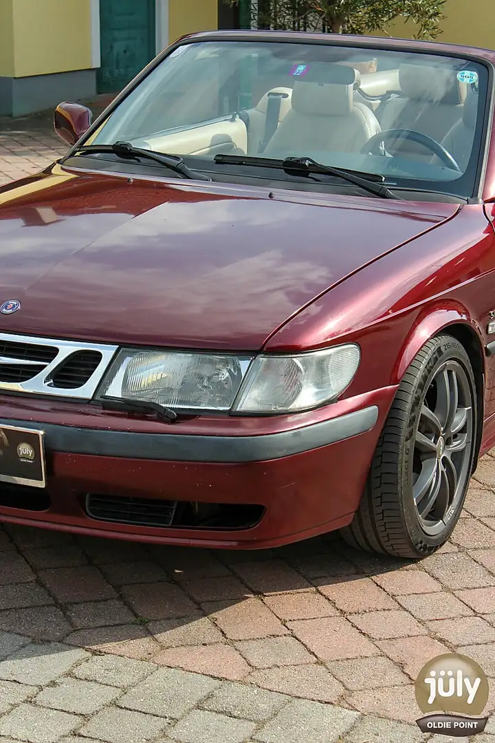 Saab 9-3 SE Cabrio 2,0 Turbo Ecopower - optimaler Einsti... Rot - 2