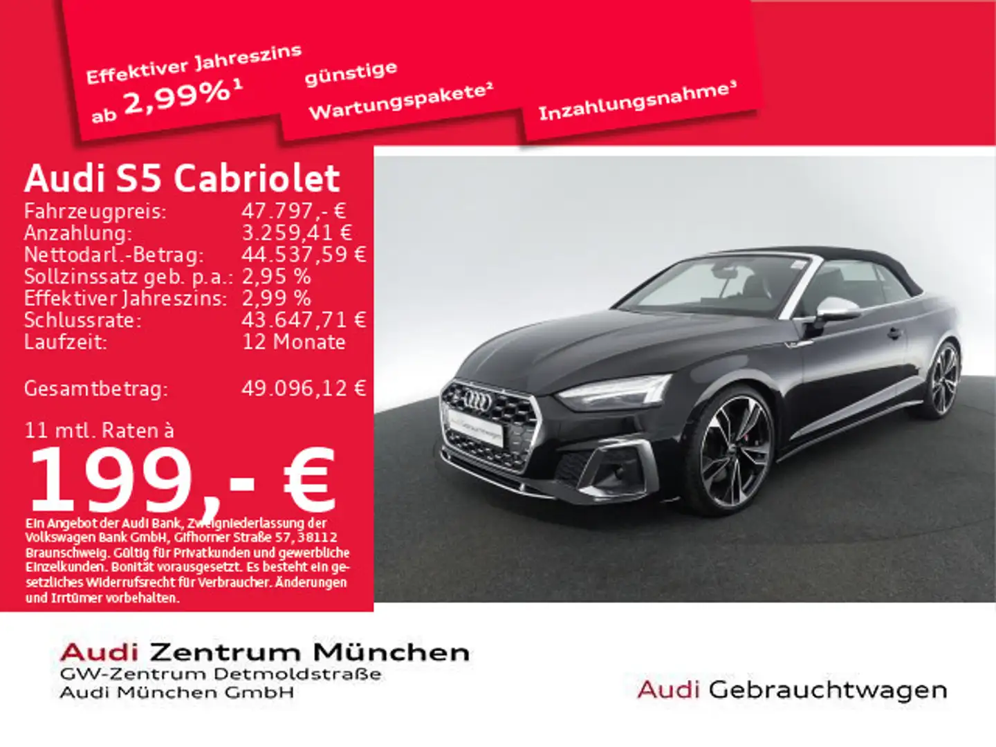 Audi S5 TFSI tiptr. Matrix/Sportsitze/Navi+ Noir - 1
