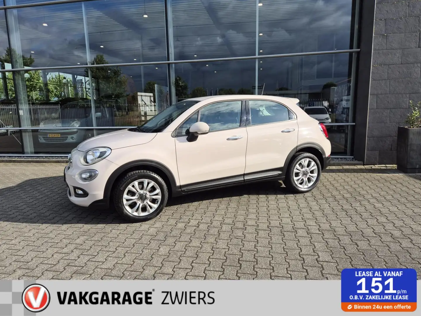 Fiat 500X 1.6 PopStar LMV / Cruise / Keyless Grijs - 1