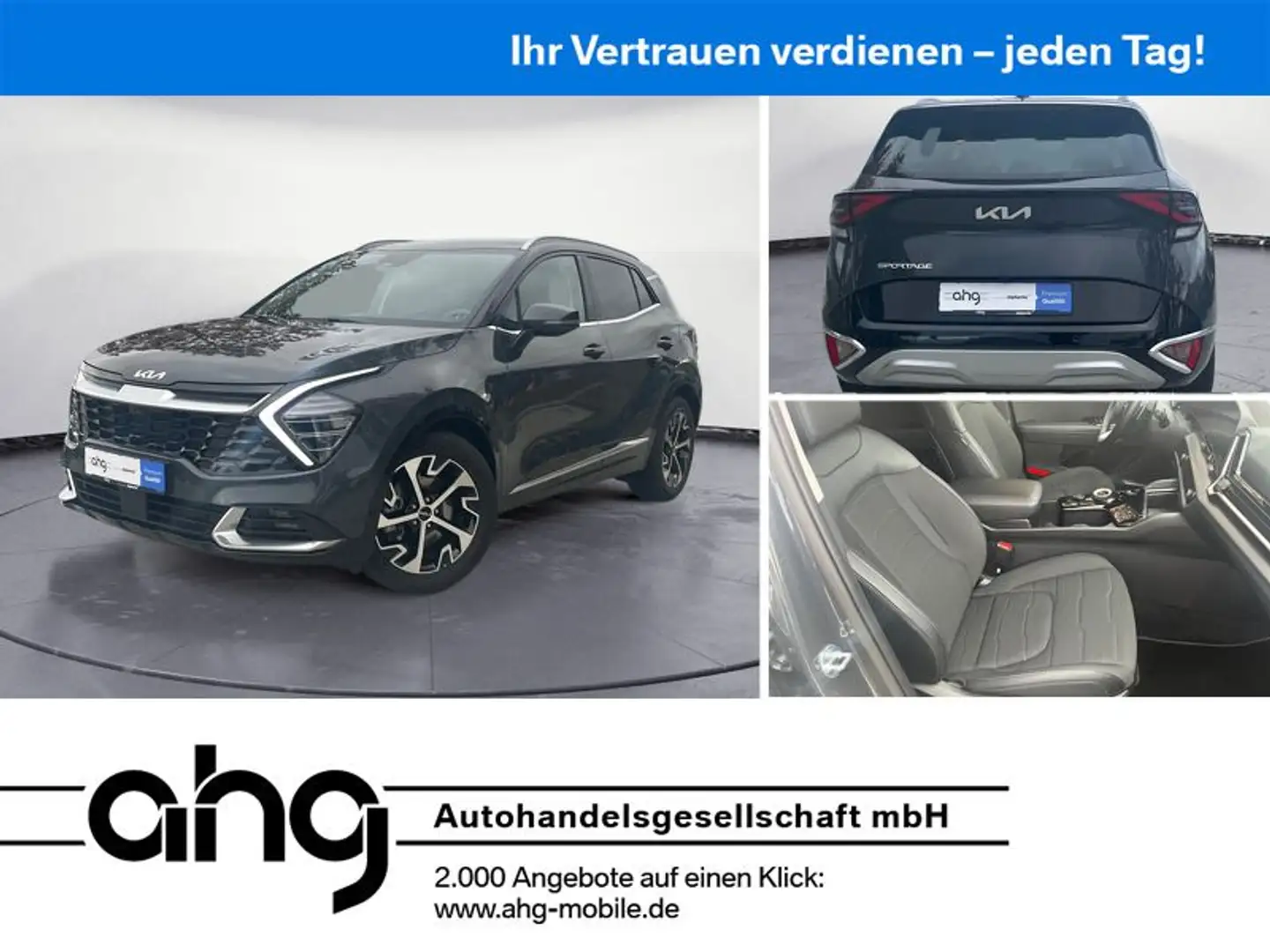 Kia Sportage 1.6 CRDi EcoDynamics+ Spirit DCT Navi R Gris - 1