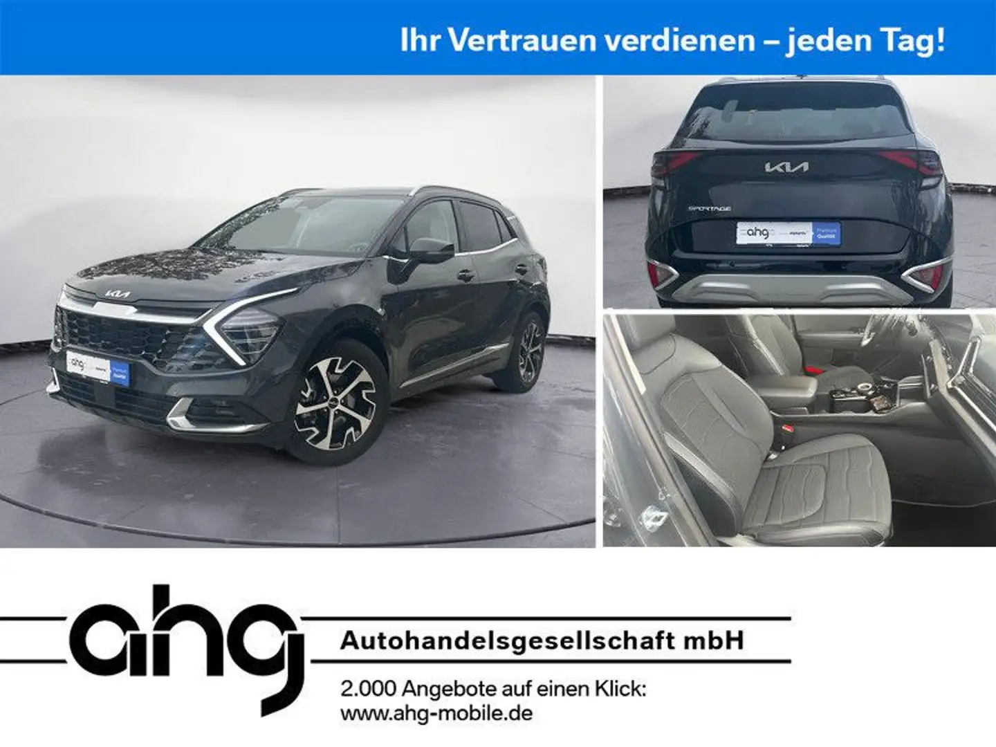 Kia Sportage 1.6 CRDi EcoDynamics+ Spirit DCT Navi R Grijs - 1