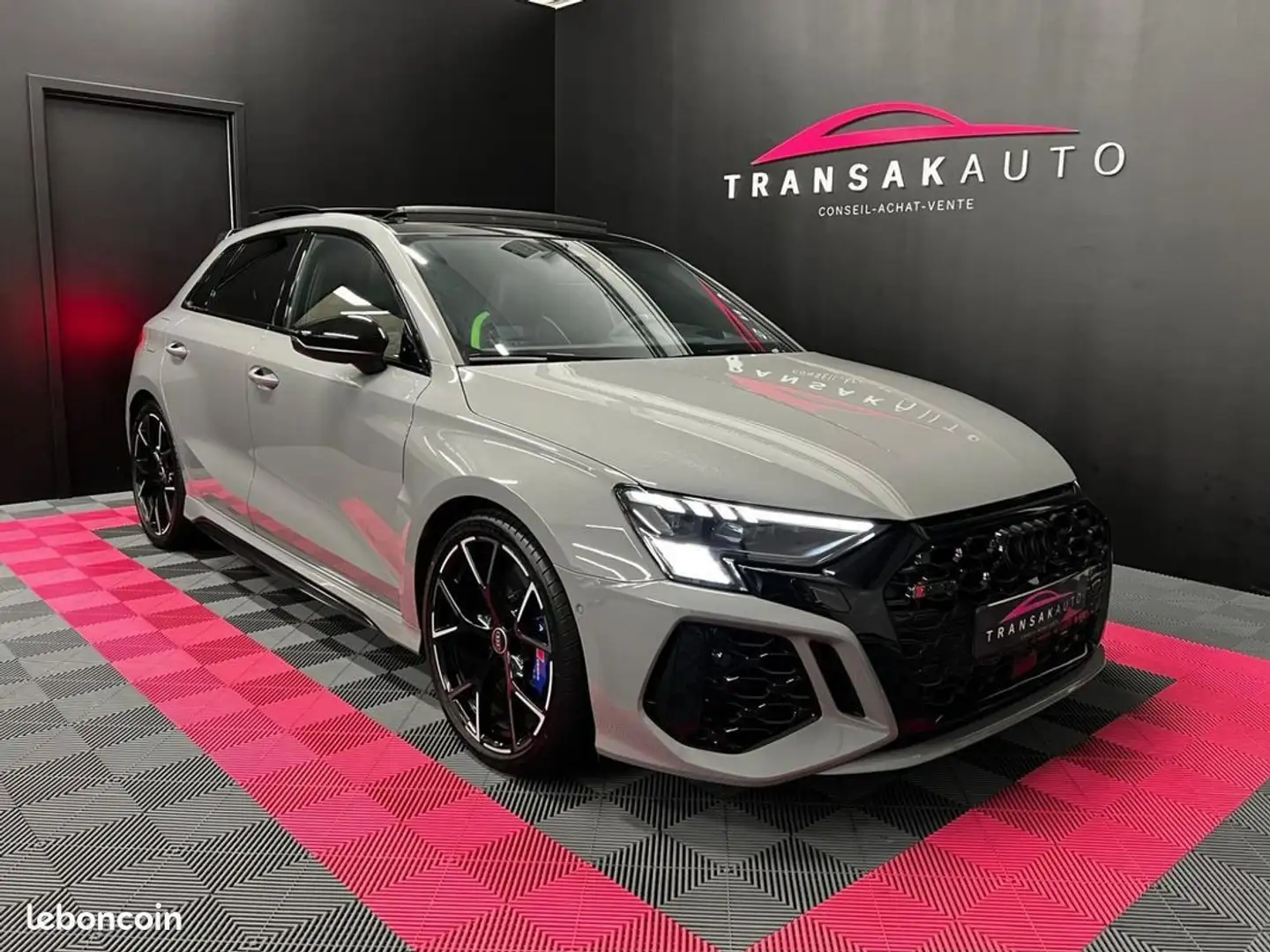Audi RS3 SPORTBACK 2.5 TFSI 400 S tronic 7 Quattro IMMAT FR Gris - 1
