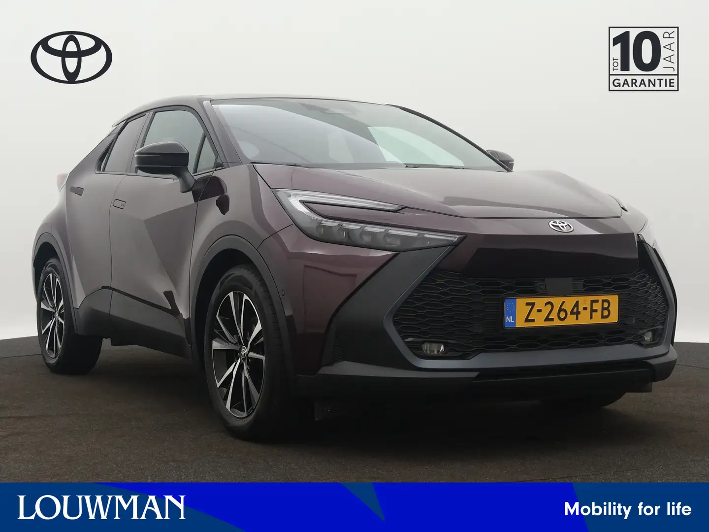 Toyota C-HR 1.8 Hybrid 140 First Edition | Navigatie | 360 Cam Paars - 1
