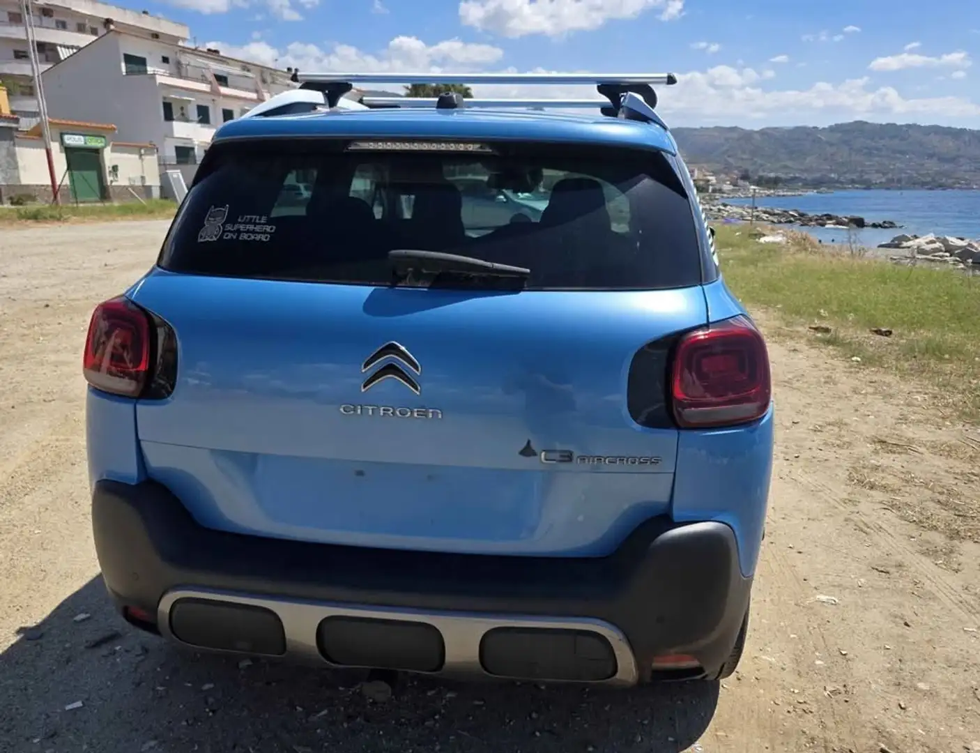 Citroen C3 Aircross Shine 1.6 Full optional + gancio traino omologato Blu/Azzurro - 2