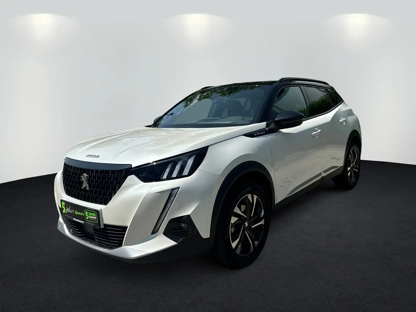 Peugeot 2008 1.2 PureTech 130 Allure FLA AHK LM KAM LED Weiß - 2