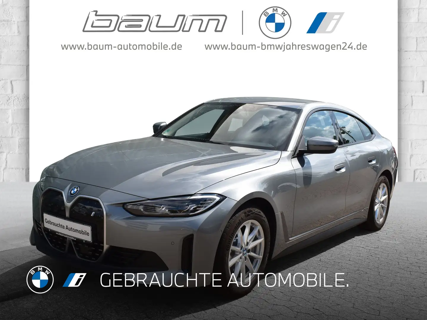 BMW i4 eDrive40 Gran Coupé DAB Tempomat Klimaaut. Gris - 1