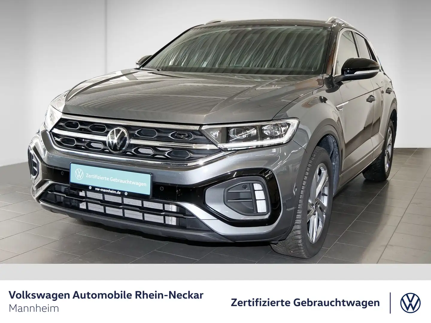 Volkswagen T-Roc 2.0 TDI R-Line DSG AHK Navi Kamera uvm Grau - 2