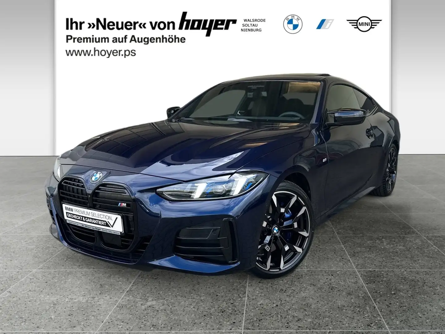 BMW 440 M440d xDrive Coupé HK HiFi DAB LED Standhzg. Blau - 1