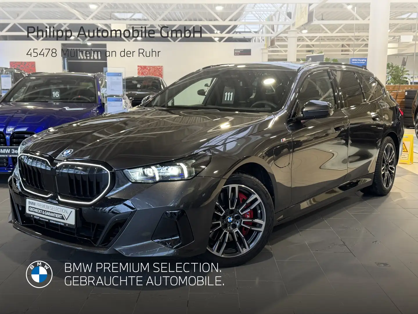BMW 550 e xDrive Tour M Sport Pro PANO AHK 360° B&W Grau - 1