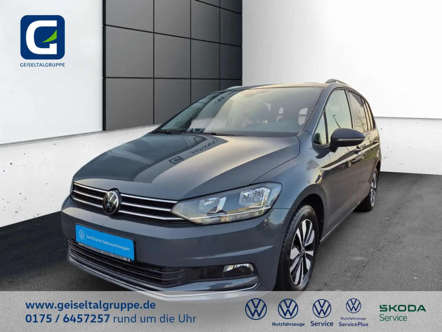 Volkswagen Touran 1.5 TSI Move *DSG*STANDH*AHK*NAVI*KAMERA*DAB+*7-SITZER*SHZ*PDC* Gris - 1