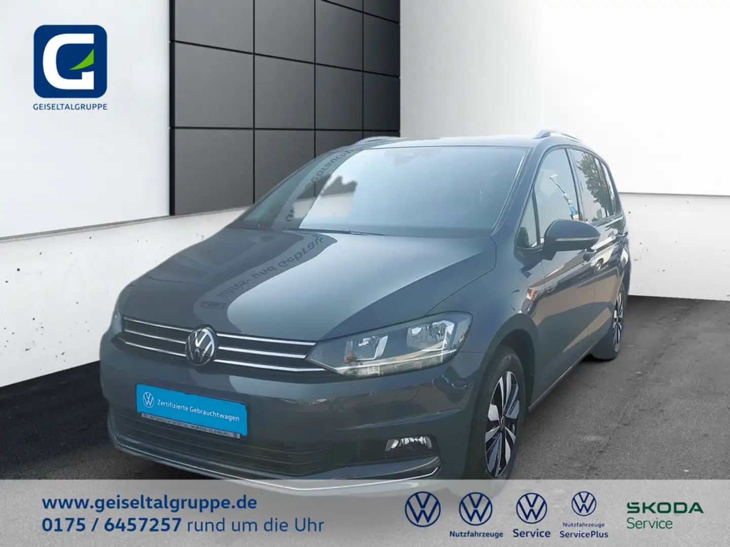 Volkswagen Touran 1.5 TSI Move *DSG*STANDH*AHK*NAVI*KAMERA*DAB+*7-SITZER*SHZ*PDC* Grau - 1