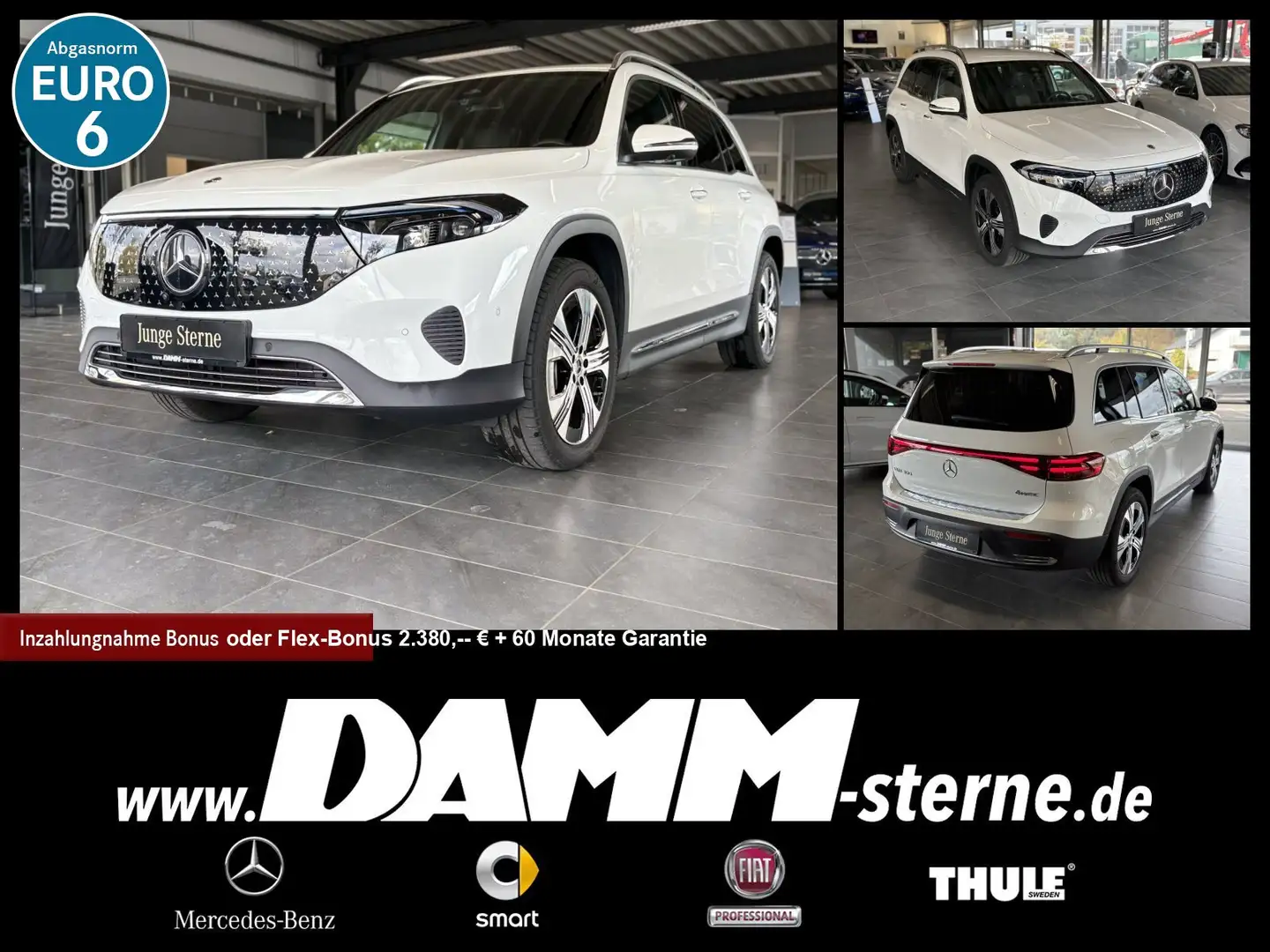 Mercedes-Benz EQB 300 EQB 300 4M ElectricArt +/AHK/MEMORY/360°/+ Flex Weiß - 1