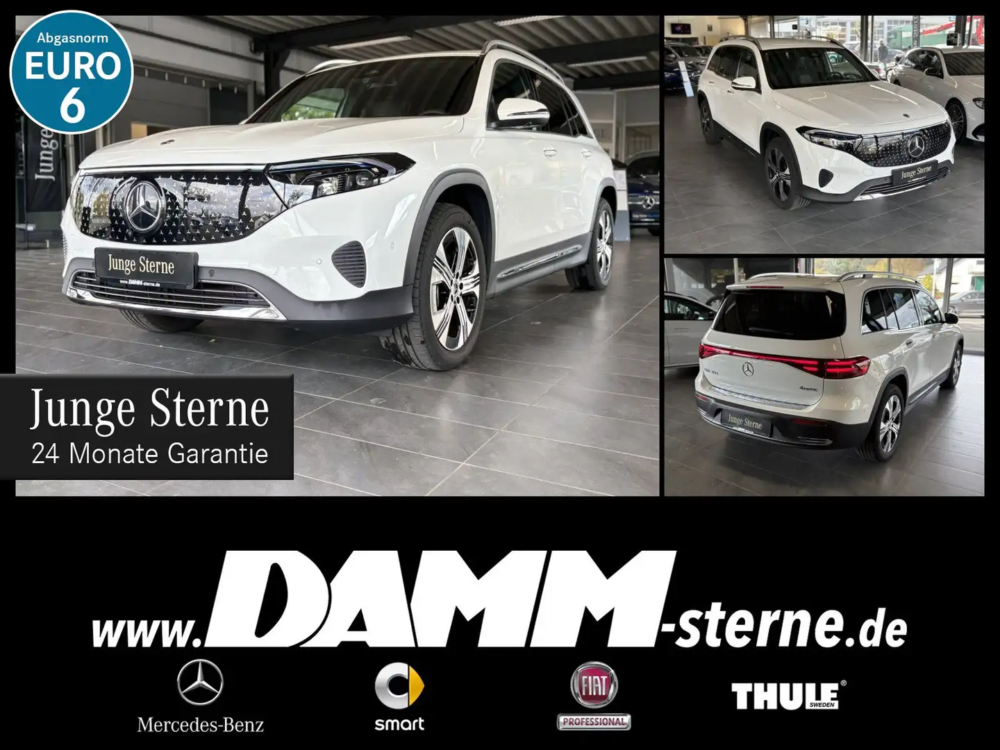 Mercedes-Benz EQB 300 EQB 300 4M ElectricArt Adv+/MEMORY/AHK/360°/Flex Weiß - 1