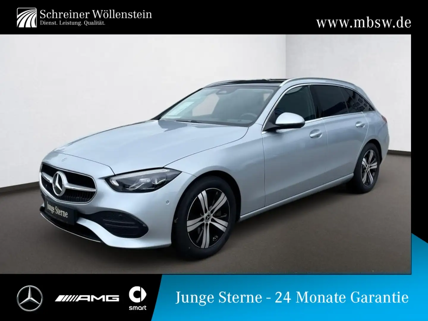 Mercedes-Benz C 200 T Avantgarde*Panorama*AHK*TWA*WinterP*Ambi Plateado - 1