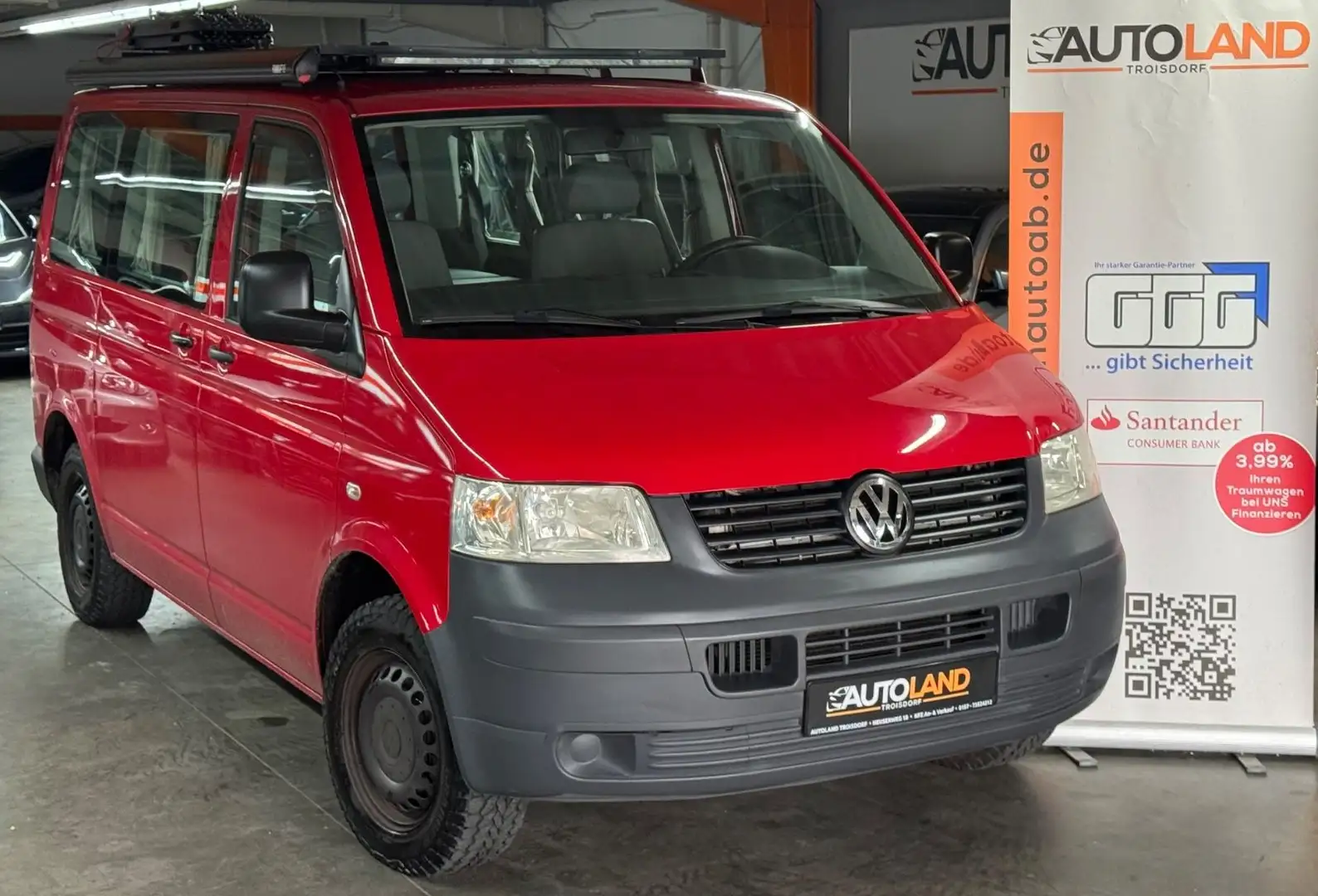 Volkswagen T5 Caravelle VW T5 CARAVELLE 2,5 TDI*CAMPER*MARKISE*KLIMA*AHK Rouge - 2