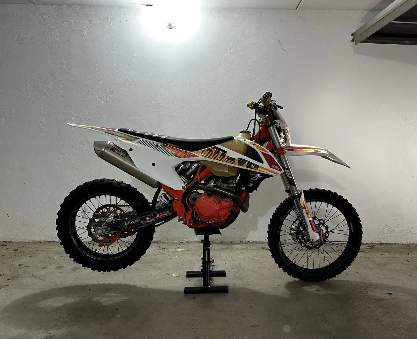KTM 450 EXC EXC-F SIX DAYS SPAIN Blanco - 1
