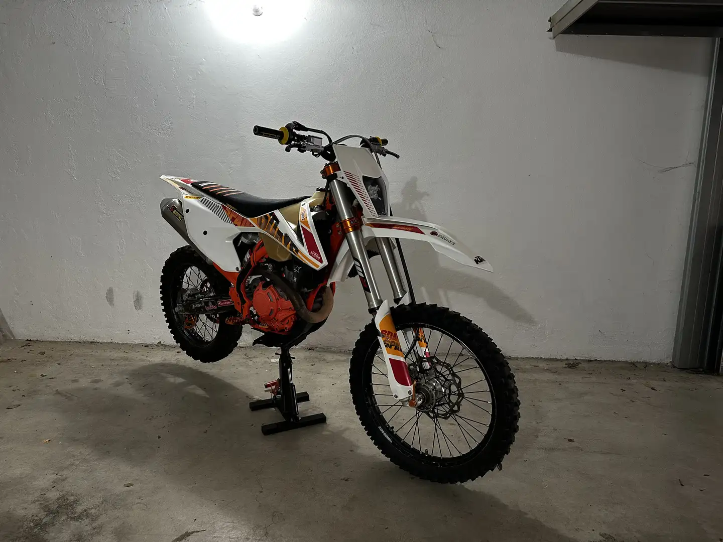 KTM 450 EXC EXC-F SIX DAYS SPAIN Blanco - 2