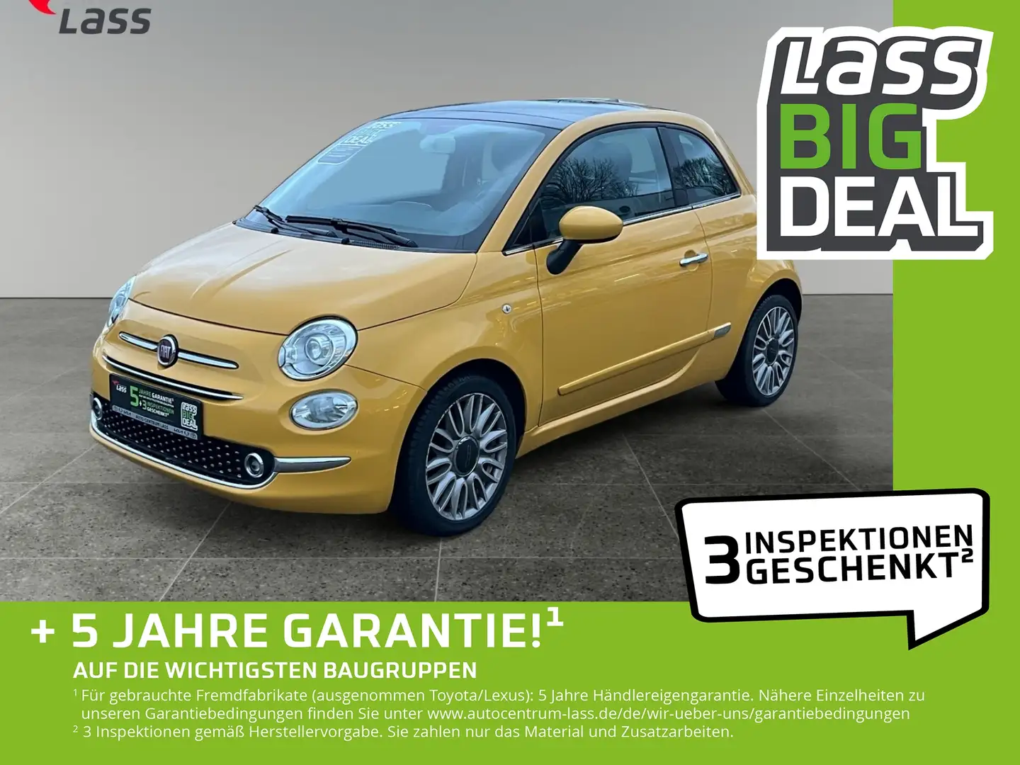 Fiat 500 1.2 8V Lounge BiXenon Facelift LM PDC Pano - 1
