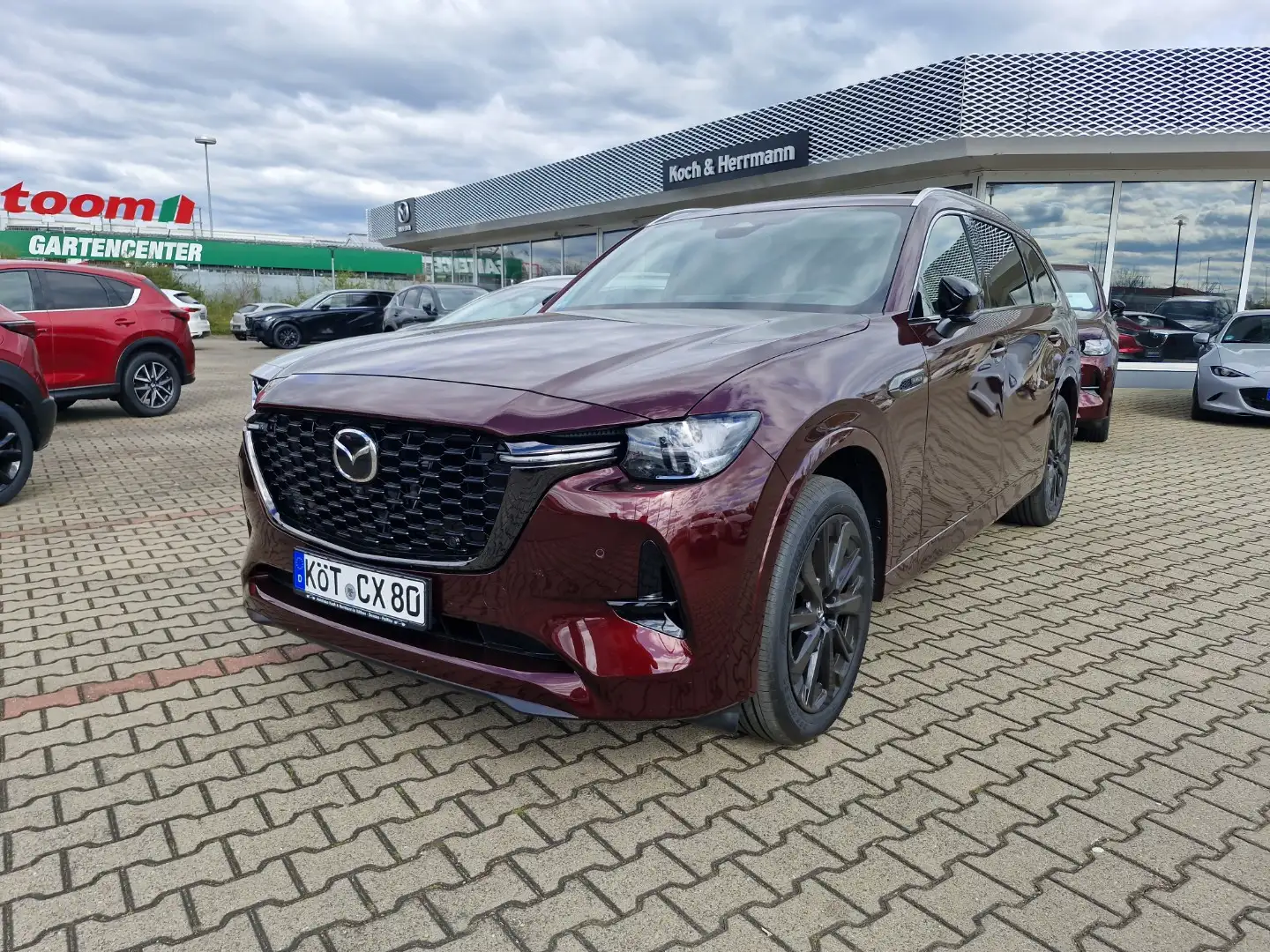 Mazda CX-80 2.5L e-SKYACTIV PHEV 327ps HOMURA PLUS Rot - 1