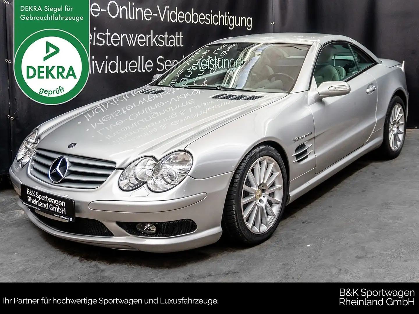 Mercedes-Benz SL 55 AMG ab 426,08 €/mtl. Срібний - 1