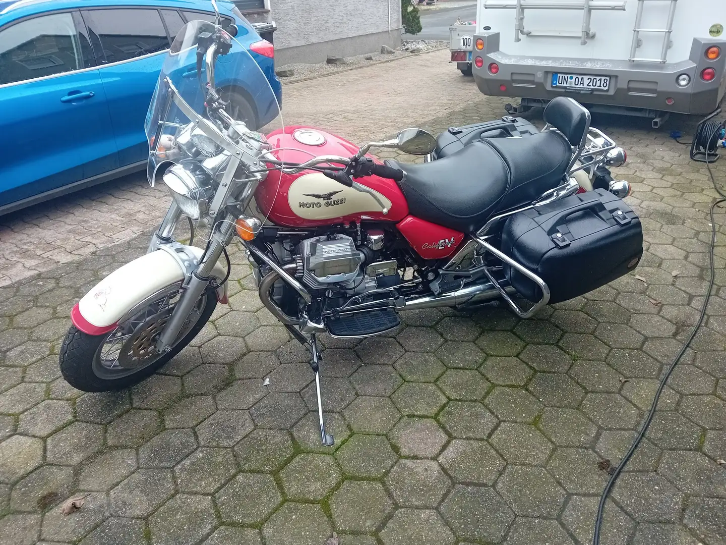 Moto Guzzi California 1100 1100i Ev Rojo - 1