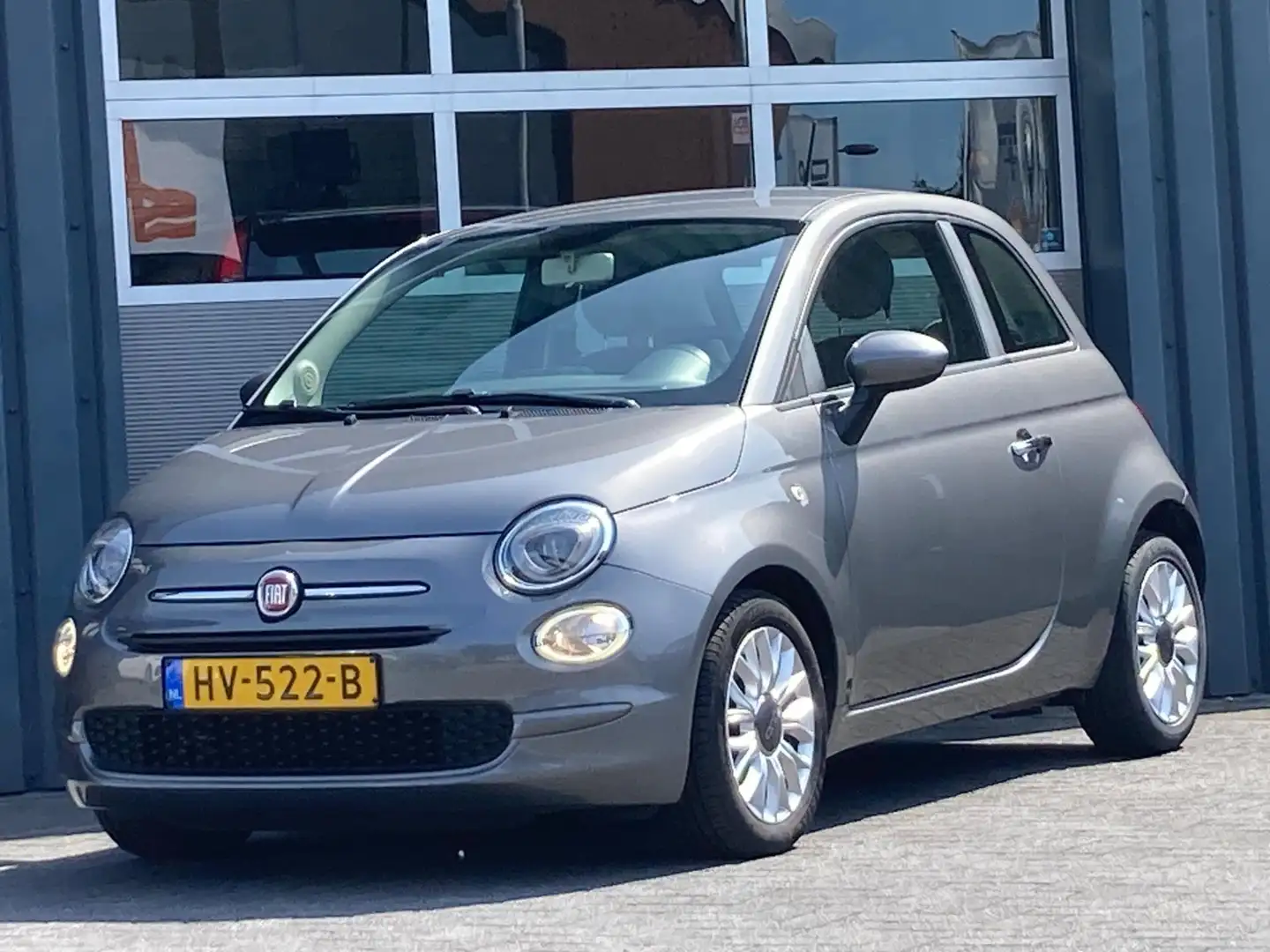 Fiat 500 0.9 TwinAir Turbo Airco LM velgen Grijs - 1
