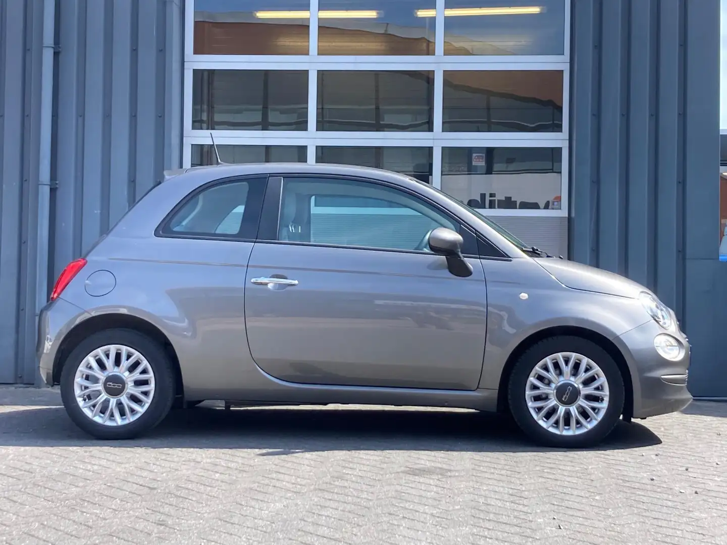 Fiat 500 0.9 TwinAir Turbo Airco LM velgen Grijs - 2