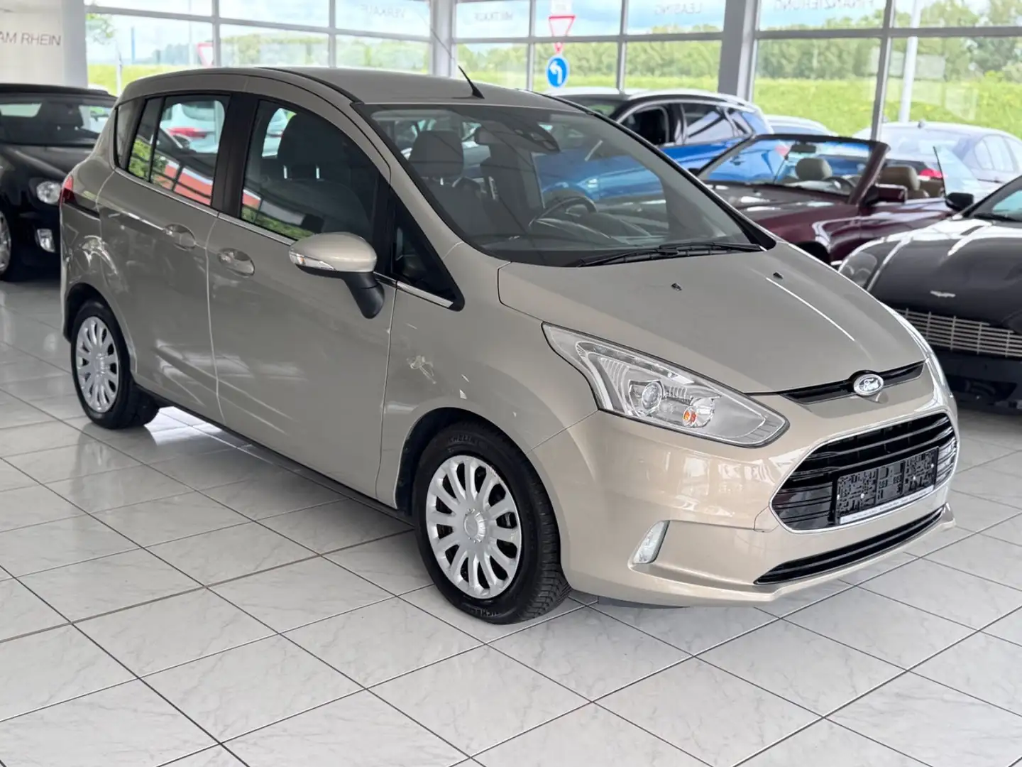 Ford B-Max Titanium+Automatik+Klima+Tempomat+1.Hand Grau - 1