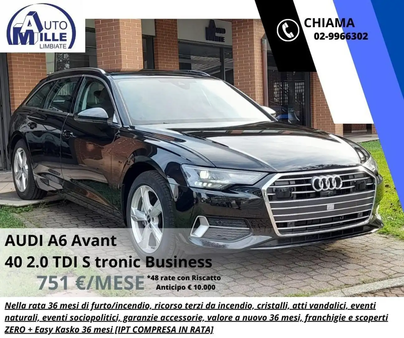 Audi A6 Avant 40 2.0 TDI S tronic Business Schwarz - 1