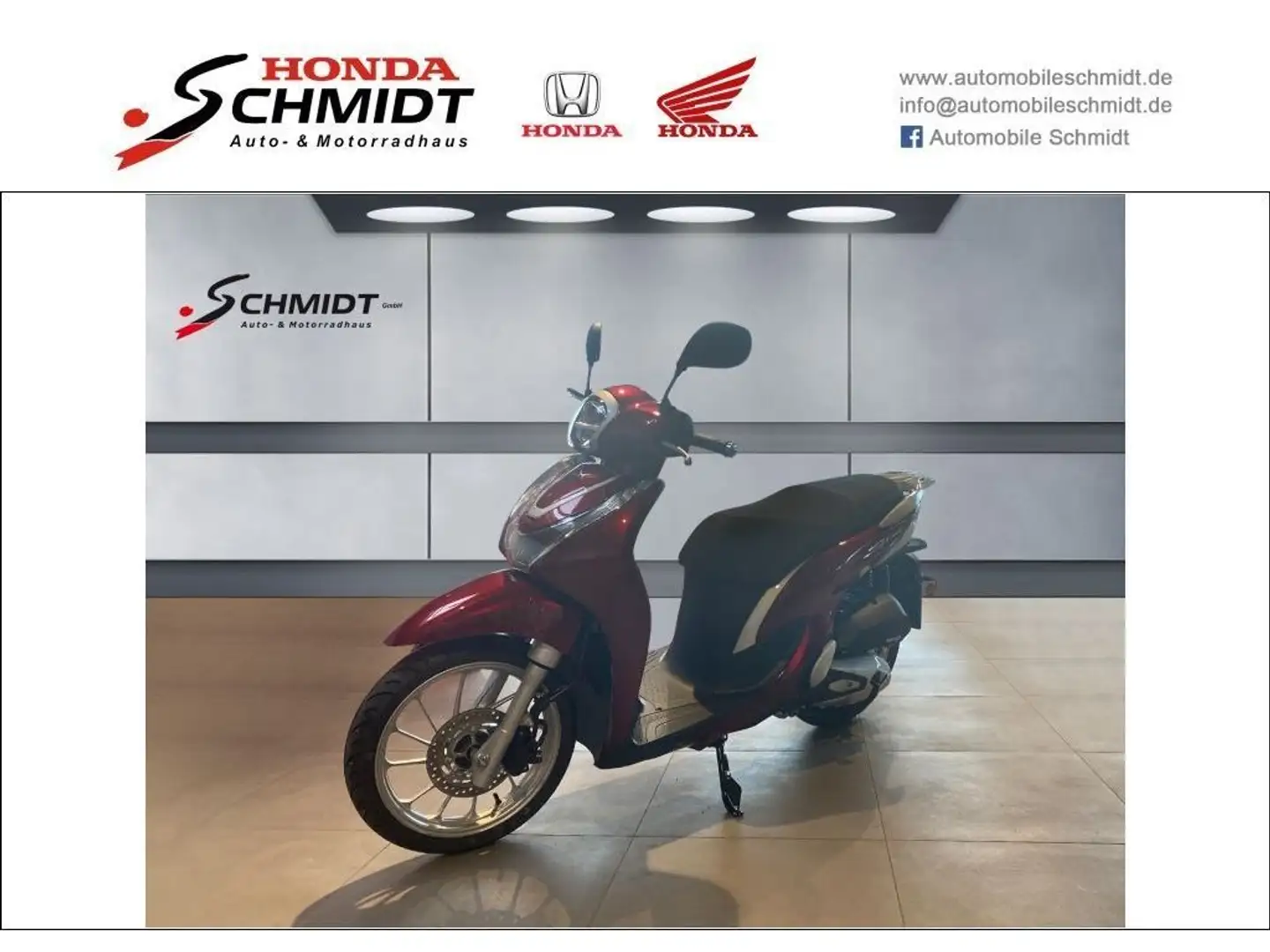 Honda SH 125i Mode Červená - 1