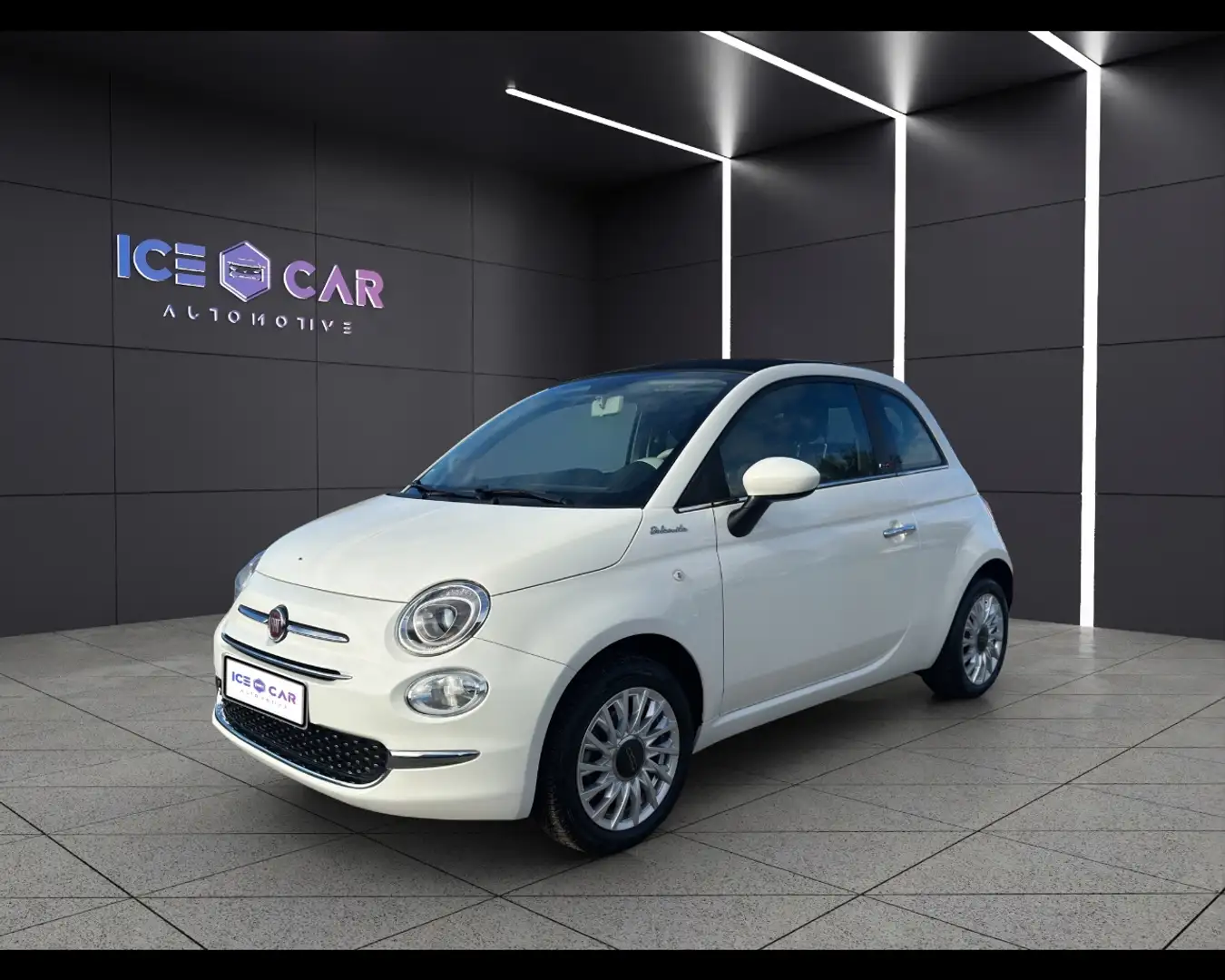 Fiat 500C 500 C 1.0 Hybrid Dolcevita Weiß - 2