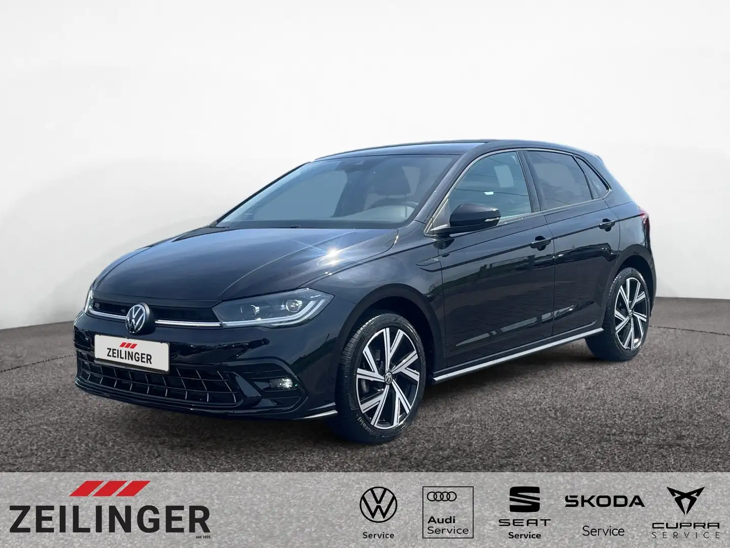 Volkswagen Polo R-Line TSI DSG|NAVI|ACC|17"|CLIMATRONIC| Schwarz - 1