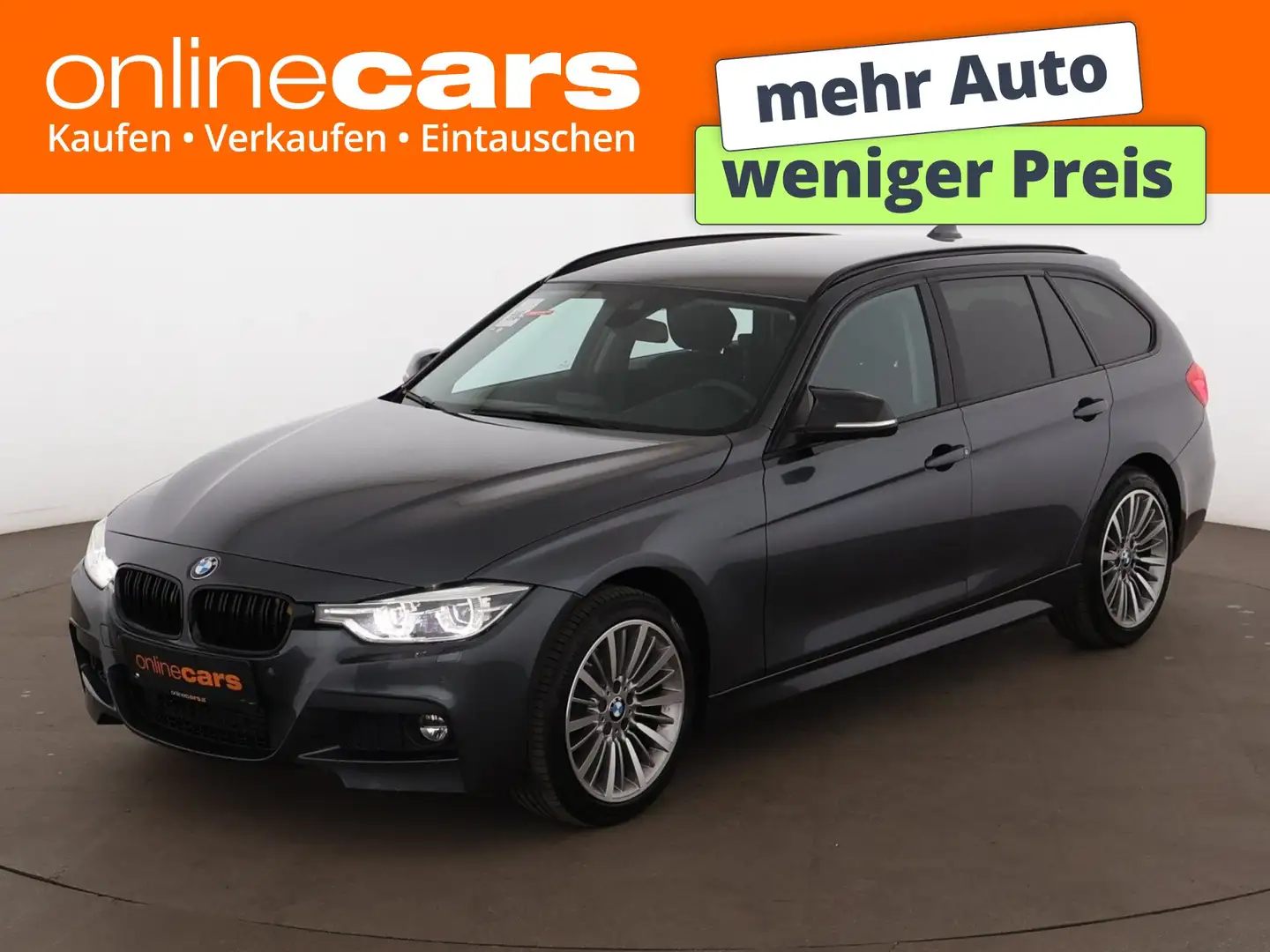 BMW 320 d xDrive Touring Advantage Aut LED NAVI R-CAM Grau - 1