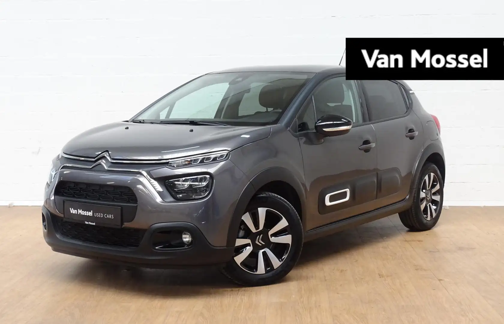 Citroen C3 1.2 Shine+gps+camera+parkeerhulp achteraan Grijs - 1