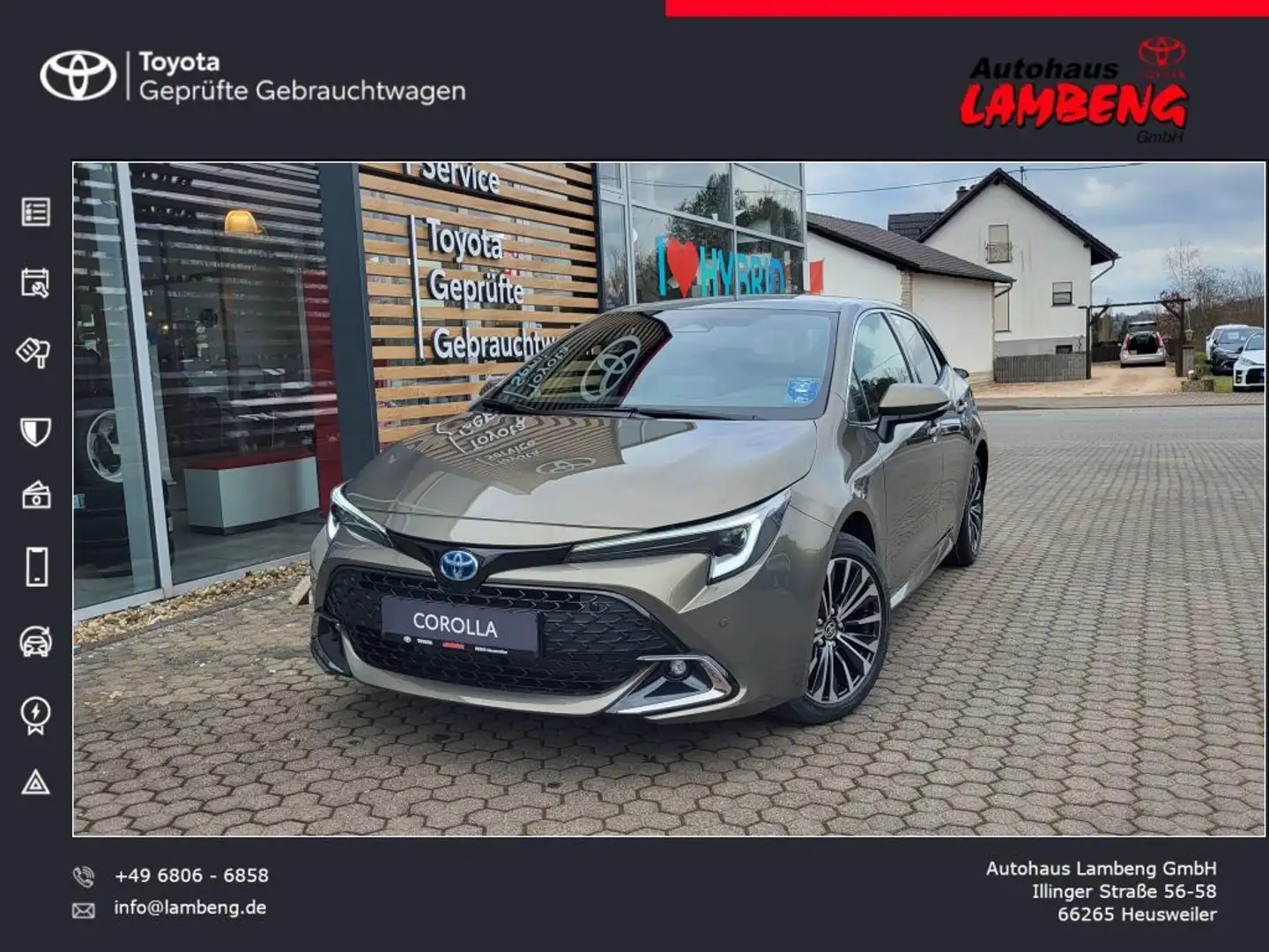 Toyota Corolla 2.0 Hybrid Team Deutschland Złoty - 1