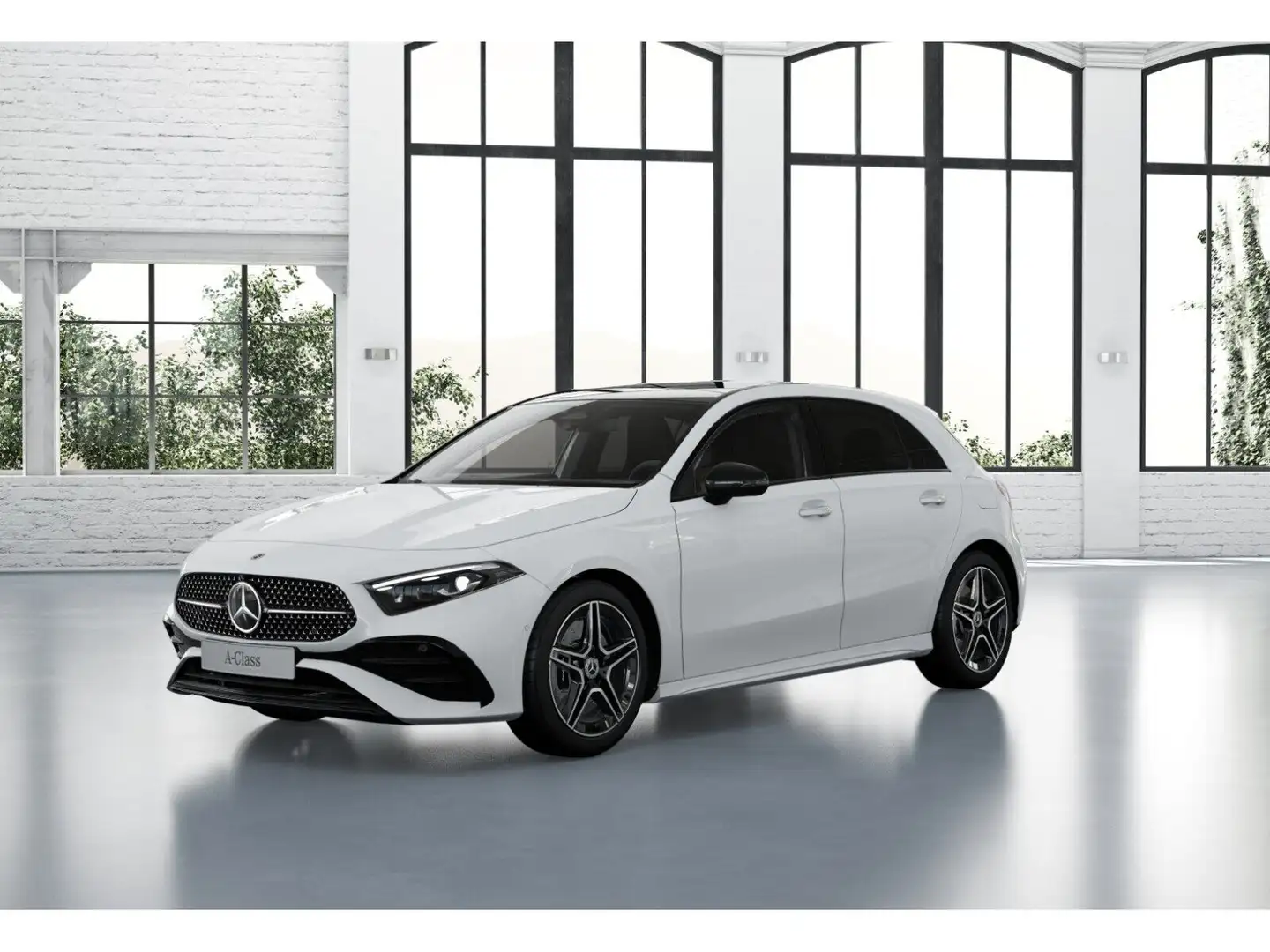 Mercedes-Benz A 250 e AMG+MBUX+Memory+Night+Ambiente+Mbeam Weiß - 2