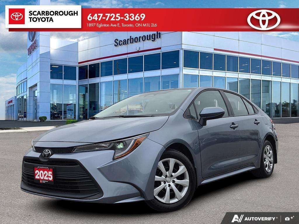 Gray 2025 Toyota Corolla Sedan Front-Wheel Drive Automatic
