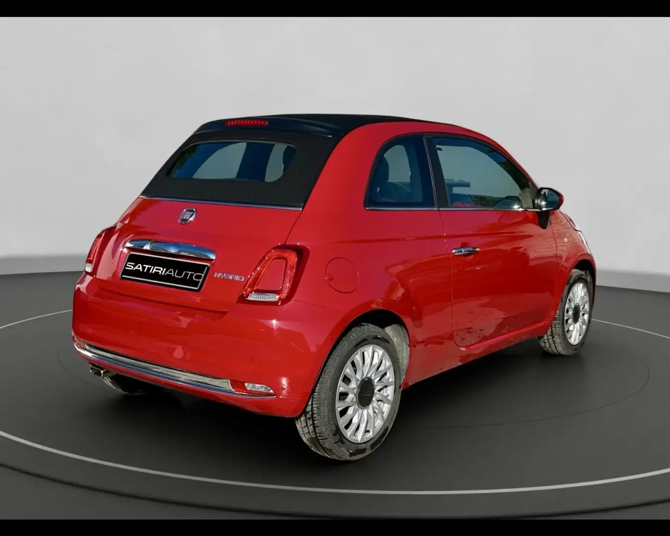 Fiat 500C C 1.0 FireFly Hybrid Dolcevita Rosso - 2