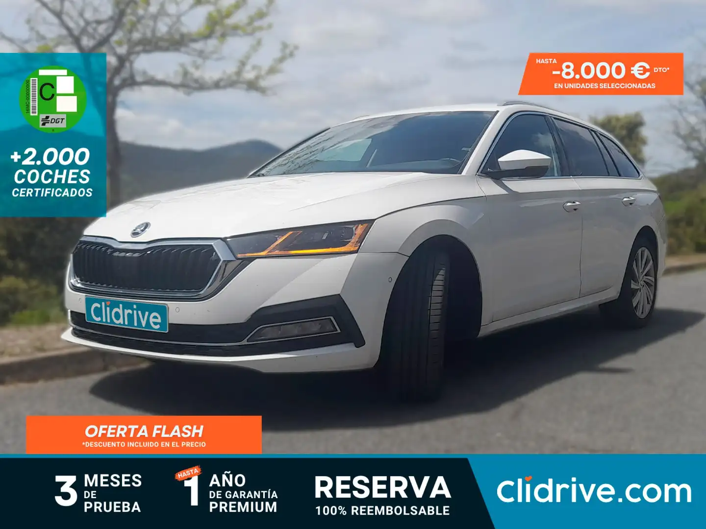 Skoda Octavia Combi 2.0TDI Style 110kW Blanco - 1