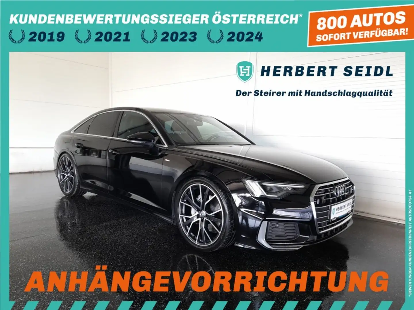 Audi A6 Limo S-LINE 50 TDI quattro Tip-tr. *20 ZOLL / MATRIX LED / NAVI / LUFT-FW / AHV / STANDHEIZUNG / 4-ZONEN-KLIMA* Schwarz - 1